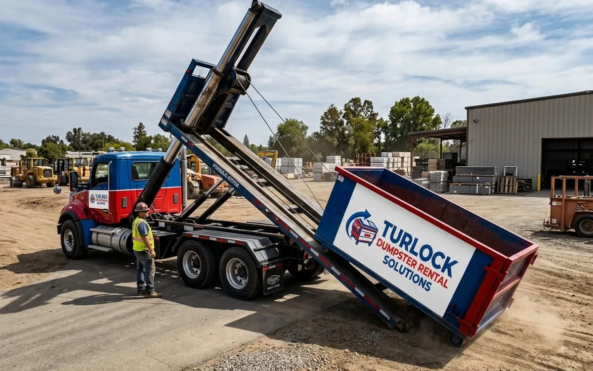 30 Yard Dumpster in Turlock CA