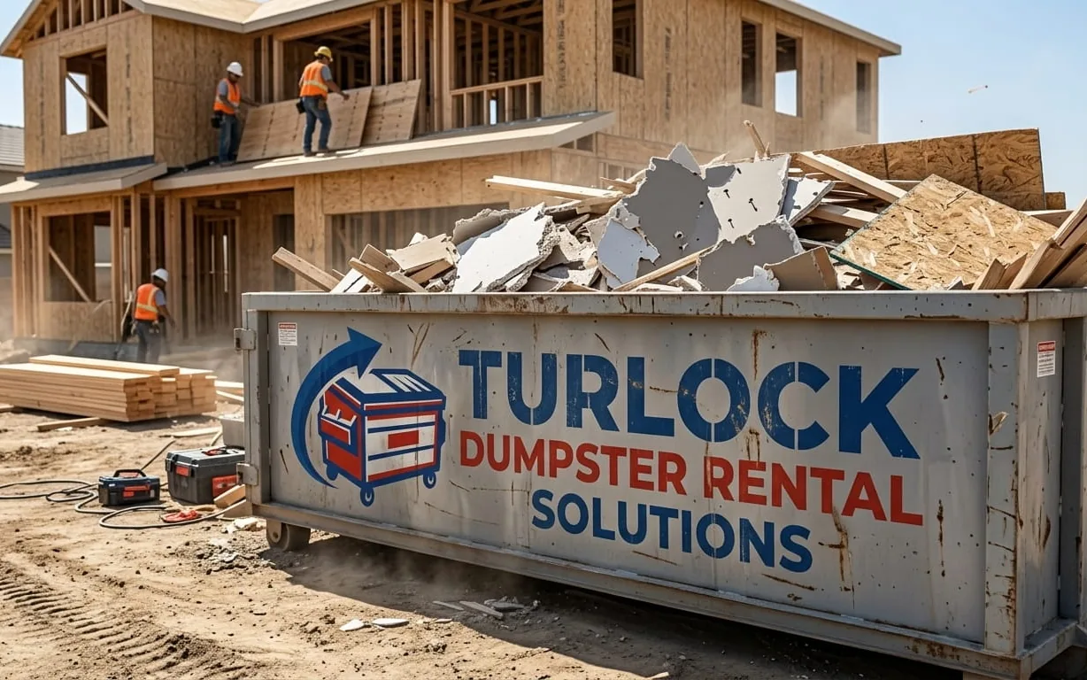 Construction Dumpster Rental in Turlock CA