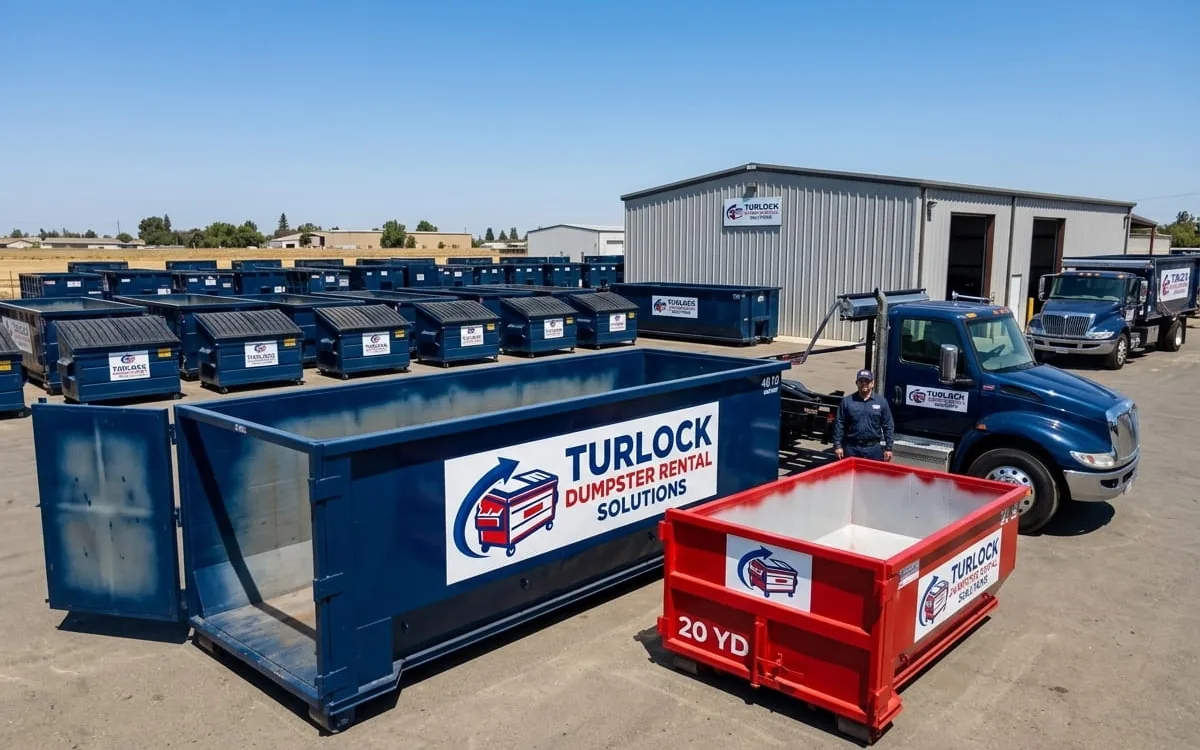 Dumpster rental in Riverbank CA Roll-off dumpster rental serving Riverbank, CA